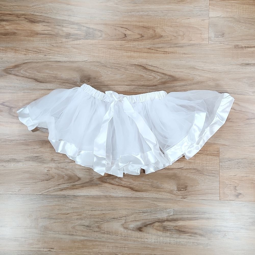 🔸️NWT Spirit White Ribbon Tutu Skirt Small - Picture 4 of 12